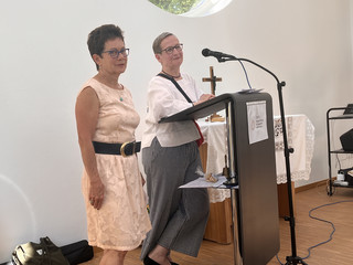 Schatzmeisterin Beate Korn und die stellv. Vorsitzende Cornelia Heine berichten, was erreicht wurde Schatzmeisterin Beate Korn und die stellv. Vorsitzende Cornelia Heine berichten, was erreicht wurde